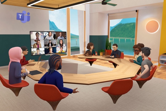 Meta Quest VR中的Microsoft Teams 图片来源:Meta