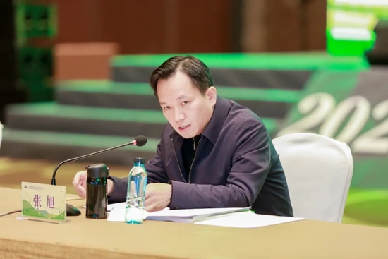 贵州茅台酱香酒营销有限公司党委书记,董事长张旭发言