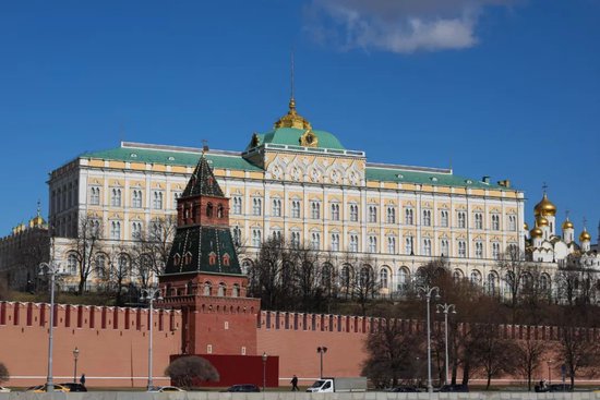  这是3月18日在俄罗斯首都莫斯科拍摄的克里姆林宫。新华社记者白雪骐摄