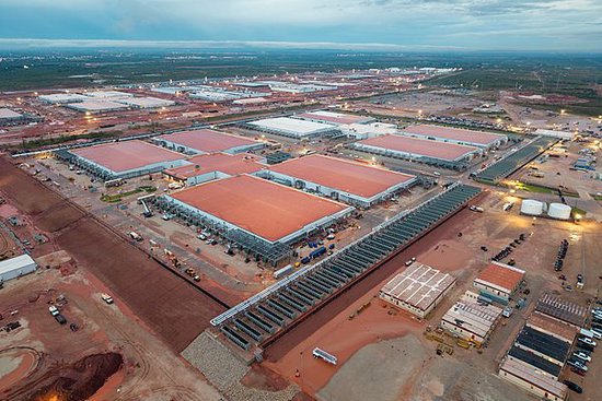 美国得克萨斯州建设的“星际之门”项目数据中心 视觉中国