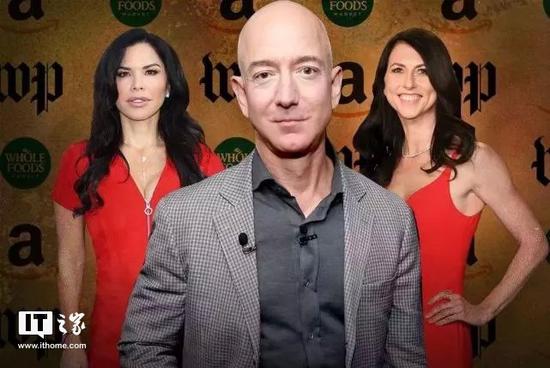 ▲左：桑切斯，中：贝索斯，右：麦肯齐