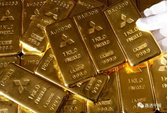 三菱综合材料旗下公司展示的金条