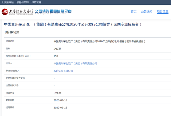 历史首次！茅台要发债了 集团财务数据首度披露