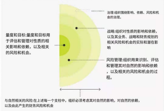 图1：与自然有关的财务披露的核心要素