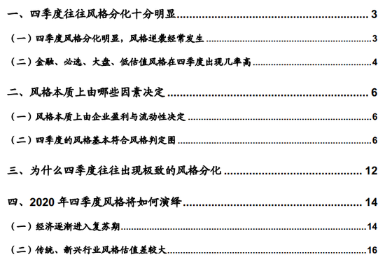 招商策略：为什么四季度风格分化会更加明显？
