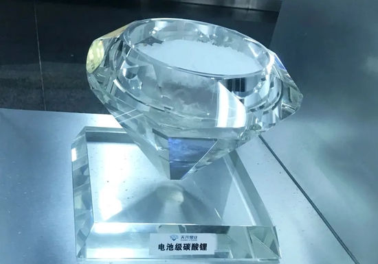 电池级碳酸锂 图片来源：每经记者 胥帅 摄（资料图）