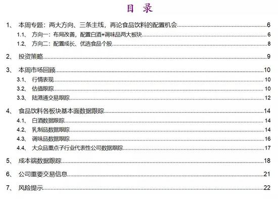 光大证券:两大方向三条主线 再论食品饮料的配置机会