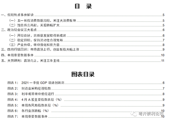 粤开策略：五一消费数据亮眼 红五月关注三条主线