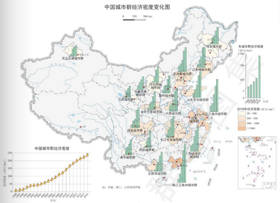 中国七大区域版图图片