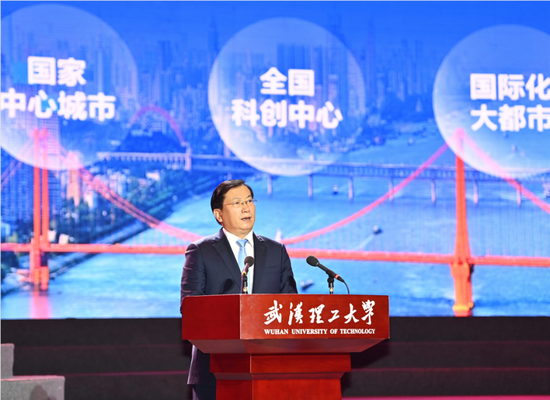 王忠林致辞推介武汉。长江日报记者郭良朔 摄