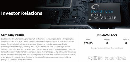 来源：嘉楠科技IR官网