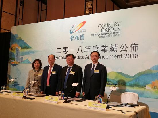 （业绩会现场）