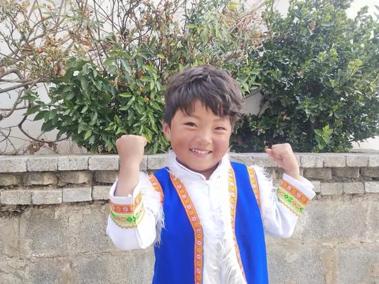 来自云南怒江州兰坪县的"大山少年"张子林