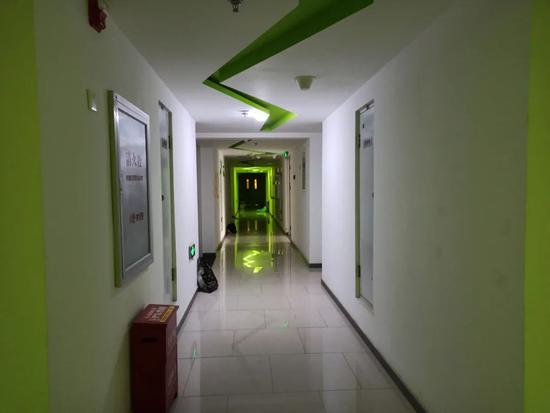 项目内部走廊每经记者 赵西岭摄