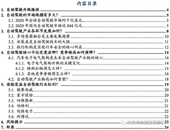 东吴证券：自动驾驶市场规模有多大？ADAS正加速