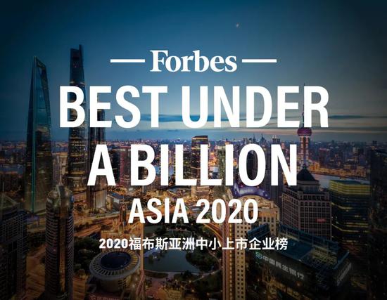 福布斯亚洲发布2020中小上市企业200强 56家中国企业上榜|附榜单