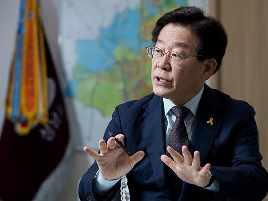 资料图:人称"韩国特朗普"的城南市市长李在明