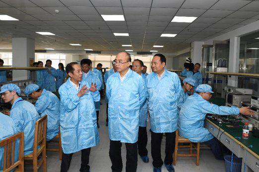 河北省省长许勤调研石家庄鹿泉区尊重企业家