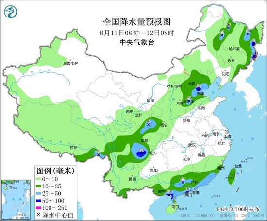 中央气象台：台风“卡努”趋近 吉林黑龙江等地将有较强降雨