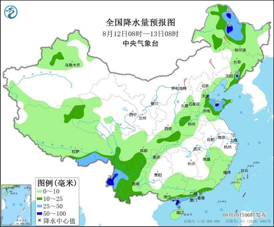 中央气象台：台风“卡努”趋近 吉林黑龙江等地将有较强降雨