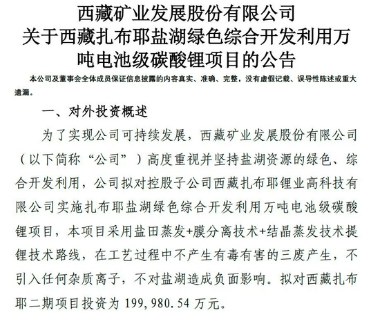 这家公司业绩说明会“猛料”多！盐湖提锂产业发展将全面提速