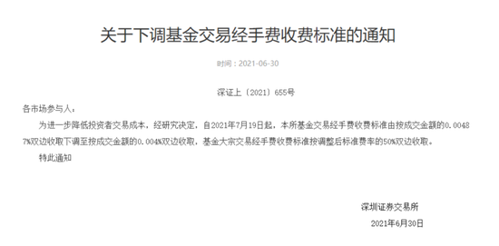 “影响23万亿元、基民嗨了 刚刚沪深交易所重磅宣布下调基金交易手续费