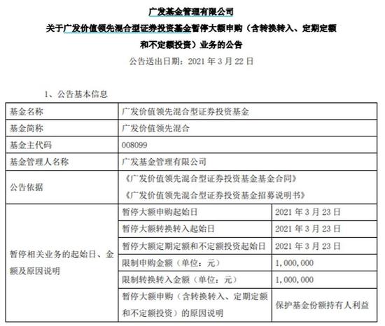 抗跌基金开启限购模式 泓德基金邬传雁:需保持情绪稳定和独立思考