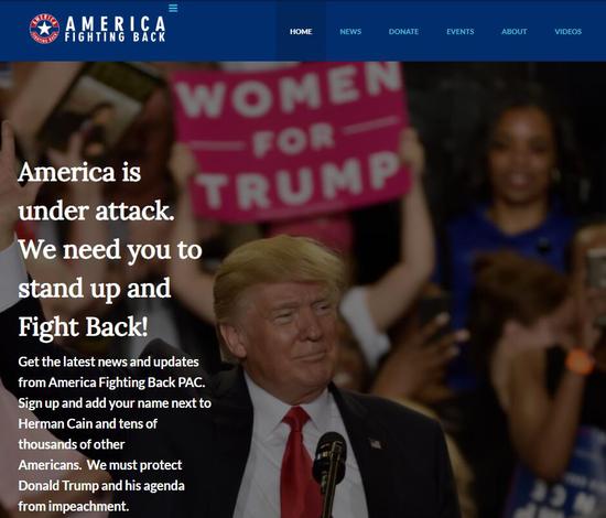 截图来自America Fighting Back PAC