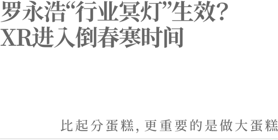 罗永浩“行业冥灯”生效?XR进入倒春寒时间 罗永浩“行业冥灯”生效?XR进入倒春寒时间