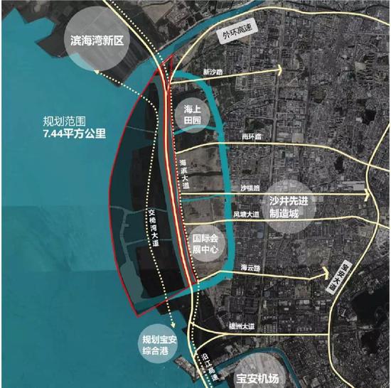 2018年4月，深圳正式发布海洋新城规划