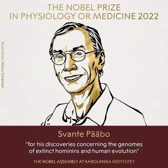 “诺贝尔”今年第一个诺奖揭晓！获奖者解答了“人类从哪里来”，其父40年前也拿过诺奖