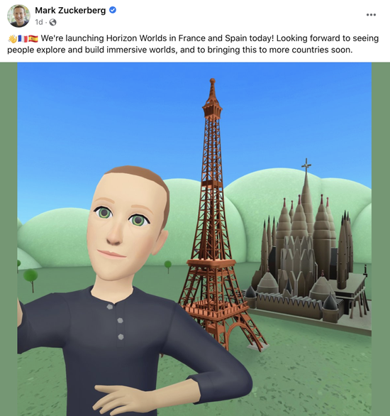 A screenshot of Zuckerberg's "metaverse" was mocked online | Twitter