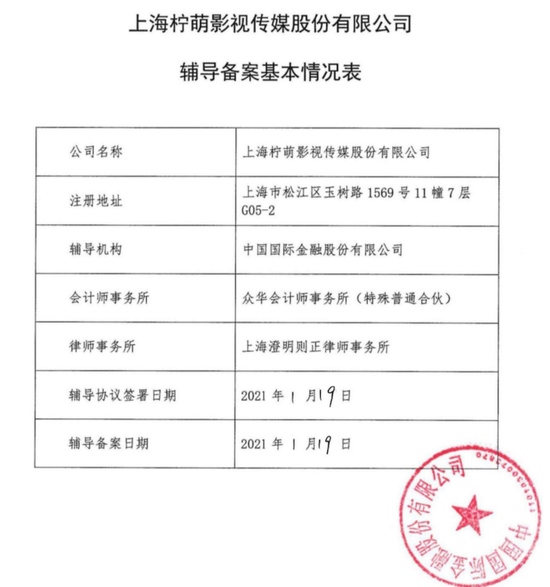 获腾讯、芒果入股 深度“捆绑”黄磊的柠萌影视要上市了？