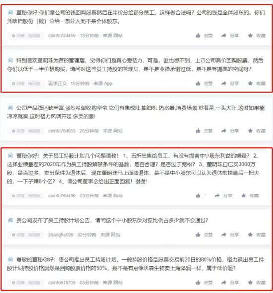 “格力电器股价被“脚投票” 中小股东质疑其“员工持股计划”不公平