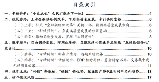 广发策略：专精特新助力小盘成长点状扩散 基于“补链强链”梳理两大投资线索