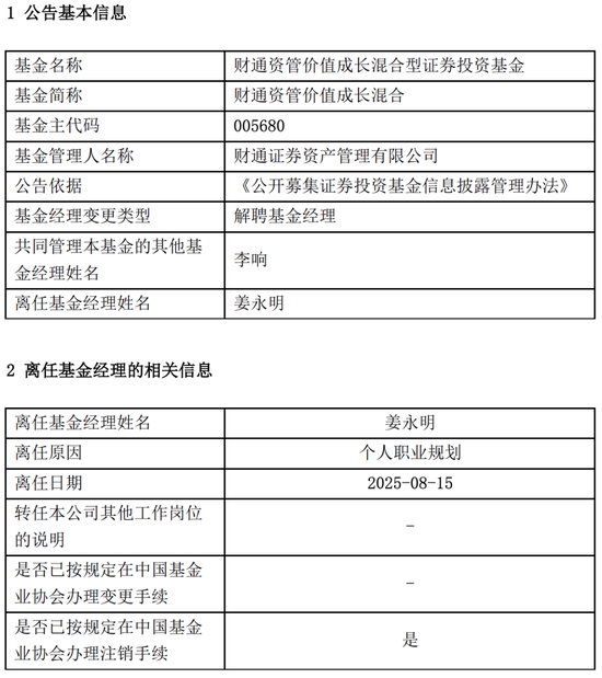 A股慢牛行情：财通资管规模大幅缩水，权益总监突然离职？