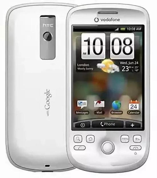 HTC G2，一部有浓郁谷歌风格的手机
