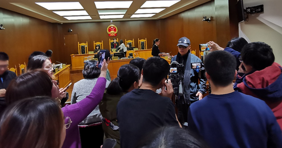郑渊洁参加北京知识产权法院“卤西西”案庭审后接受记者采访 冯艳/摄
