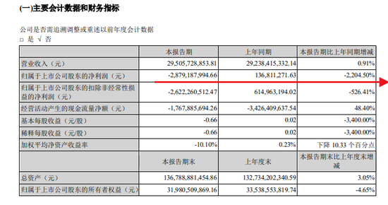 “新希望单季亏损近29亿 拟推逾2500人激励计划