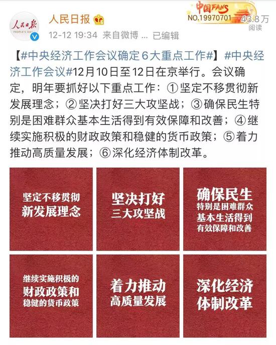 中央经济工作会议定调2020房地产：稳地价房价稳