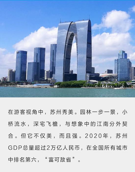 GDP总量2.02万亿 苏州为什么这么富？