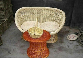 图6-1&nbsp;阜南柳编工艺品