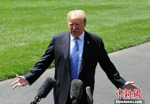 资料图:美国总统特朗普。中新社记者 陈孟统 摄