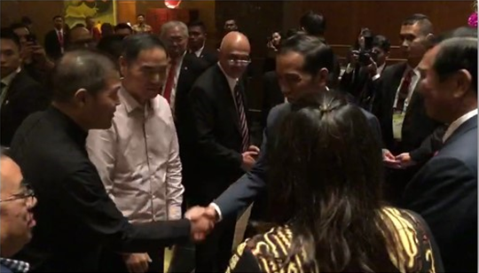  印尼总统佐科在亚洲峰会期间接见青山集团项光达、德龙集团丁立国