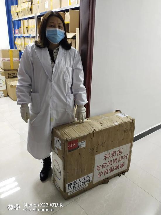 物资抵达各个试点县