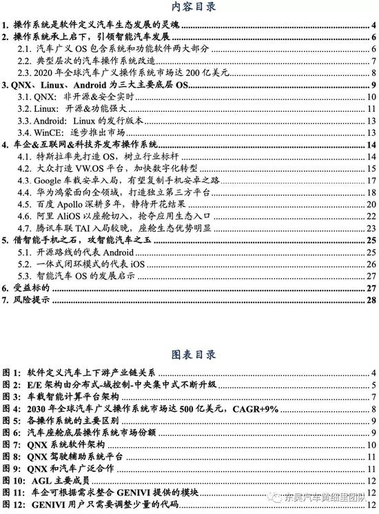 东吴证券：软件定义汽车 操作系统是汽车之魂