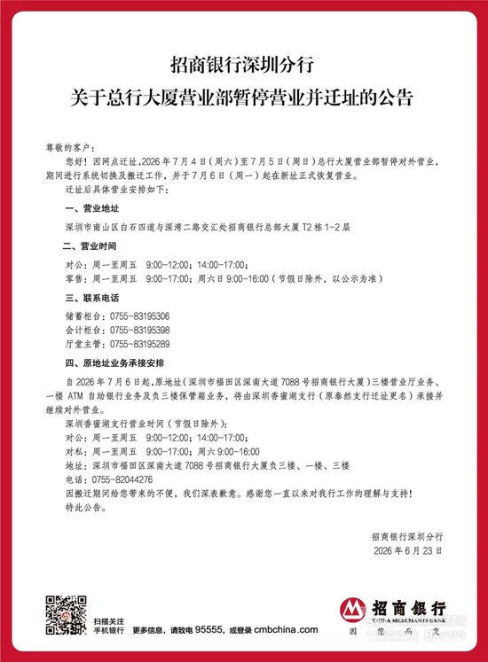 深圳湾天际线更新!388米招行新总部7月初启用