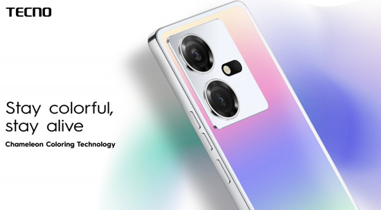 手机后盖1600种颜色随心换，传音Tecno发布“变色龙着色技术”