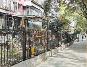提升前，蒲安里小区普遍存在阳台外接和私搭乱建的情况。