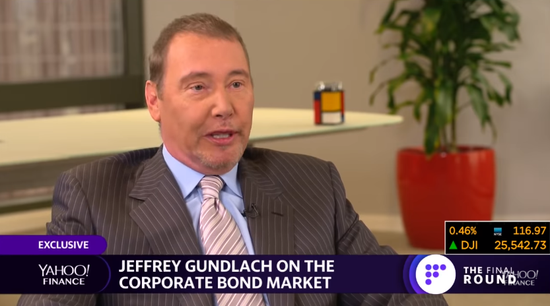（Jeffrey Gundlach受访照片，图片来源：雅虎财经）
